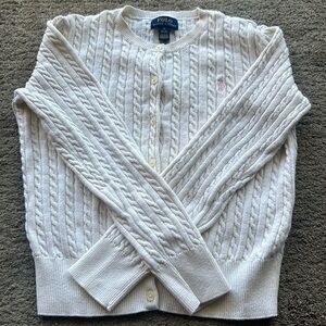 Polo Ralph Lauren Knit Button Down Girl's Sweater Size M